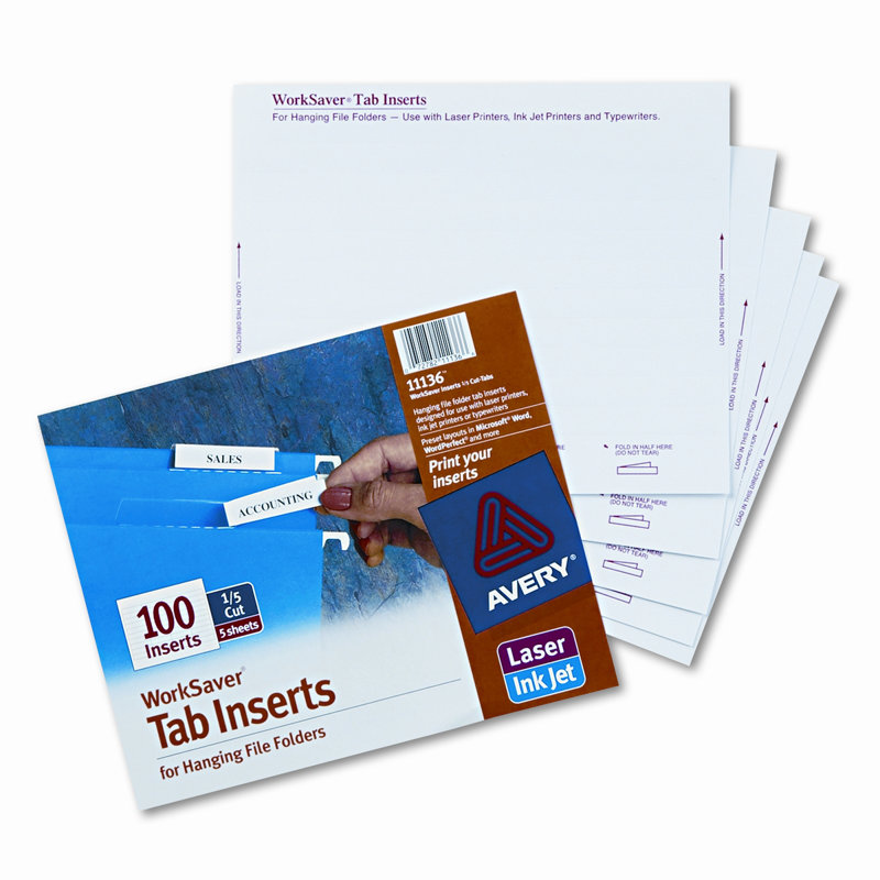 Avery Hanging File Folder Label Template